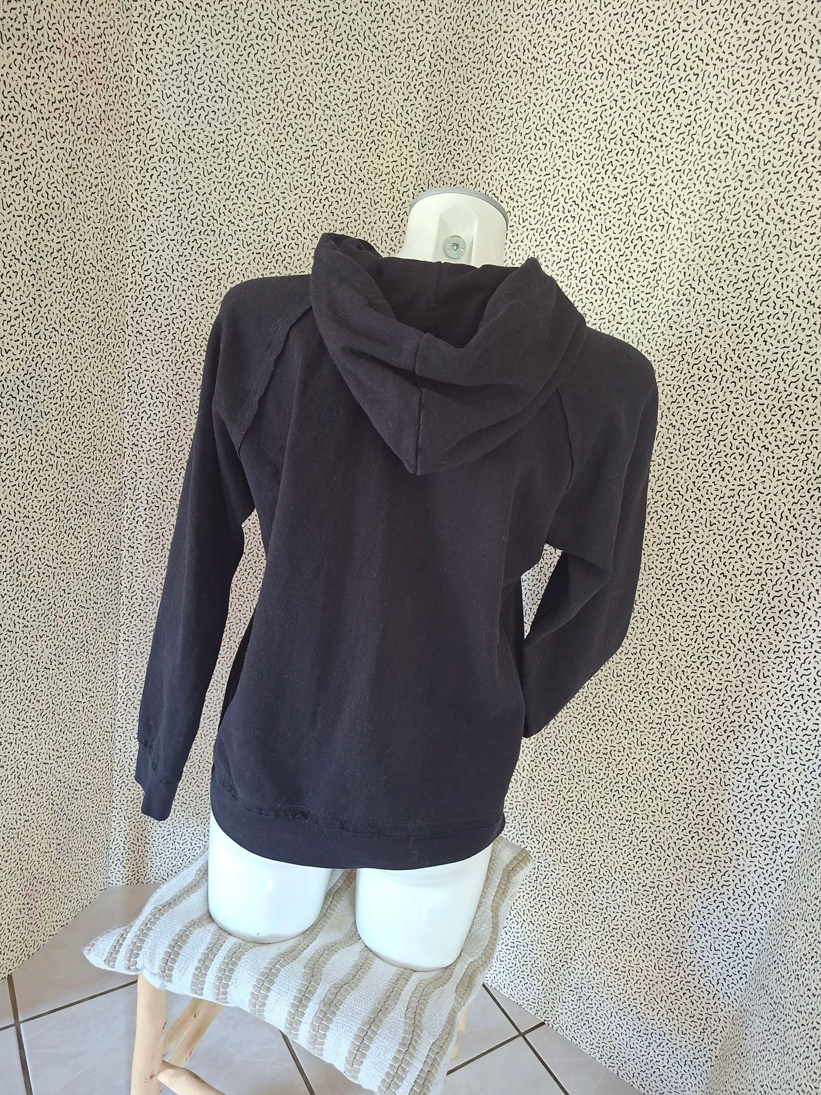 Sudadera con capucha NFL New York Jets negra mujer estilo vintage – Tamaño estimado M – photo 2